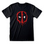 Pánské tričko Marvel|Deadpool: Splat (XL) černé bavlna