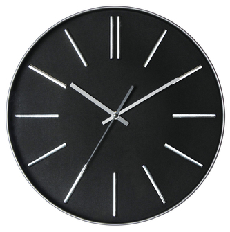 Nástěnné hodiny ASTI černá O 35 cm Mybesthome
