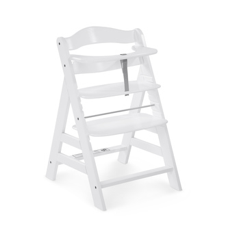Hauck Alpha+ dřevěná židle, white Hauck Alpha+ dřevěná židle, white