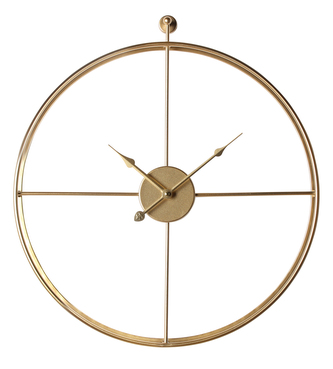 Nástěnné hodiny ENCORE zlatá O 51 cm Mybesthome