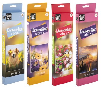 Diamantové malování 30x30cm