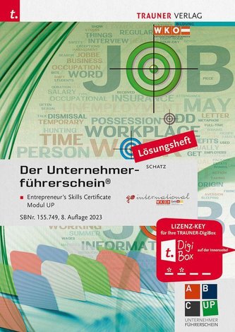 Der Unternehmerführerschein - Entrepreneur's Skills Certificate, Modul UP Lösungsheft