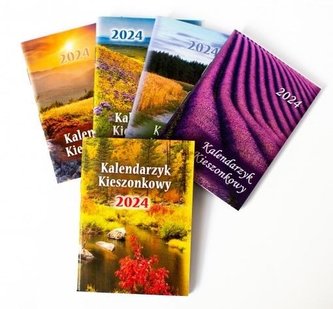 Kalendarz 2024 kieszonkowy MIX Kalendarz 2024 kieszonkowy MIX