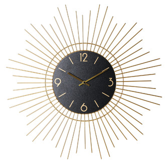 Nástěnné hodiny SUNNY zlatá O 64 cm Mybesthome