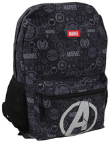Batoh Marvel|Avengers: Logo (objem 20 litrů|31 x 45 x 14 cm) černý polyester