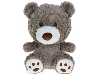 Medvěd plyšový 35cm sedící 0m+ v sáčku