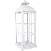 Vánoční dekorace Bílá lucerna 36,5 cm RETLUX RXL 478