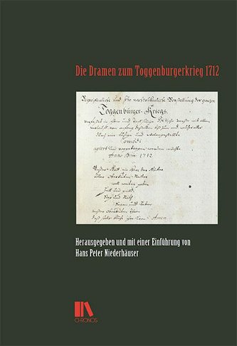 Die Dramen zum Toggenburgerkrieg 1712