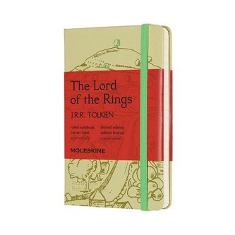 Moleskine: Pán prstenů zápisník linkovaný S Kraj