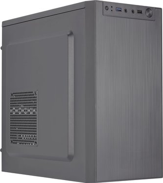 EUROCASE skříň MC X108 grey, micro tower, 1x USB 3.0, 1x USB 2.0, 2x audio, bez zdroje
