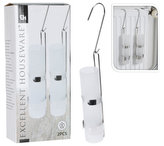 odpařovač na radiátor kulatý 325ml, ..?cm sklo/nerez (2ks)