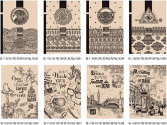 Zápisník Kraft C6 linkovaný