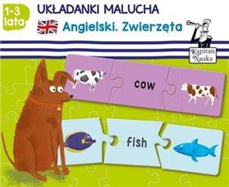 Układanki malucha Angielski Zwierzęta 1-3 lat