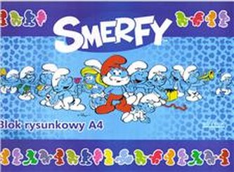 Blok rysunkowy Smerfy