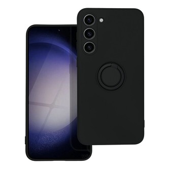 Smarty Ring silikonový kryt Samsung Galaxy S23+ černý