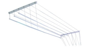 Sušák IDEAL stropní 200cm 5 tyčí