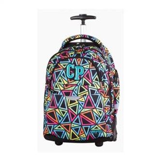 Plecak młodzieżowy na kółkach Trójkąty kolorowy -RAPID Cool Pack