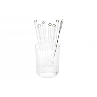 Oxalis Skleněná brčka - délka 20 cm,průměr 8 mm