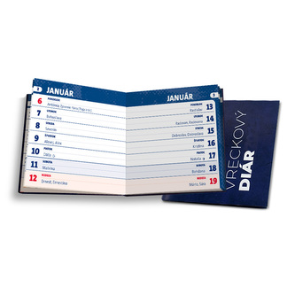 Mini diár EKO 2024 týždenný, vreckový
