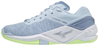 Mizuno WAVE STEALTH NEO / Heather/White/Neo Lime Velikost boty: 42.0/8.0