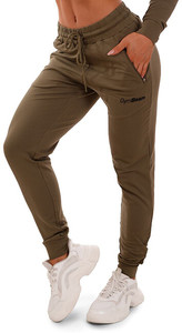 GymBeam Dámské tepláky TRN Olive S