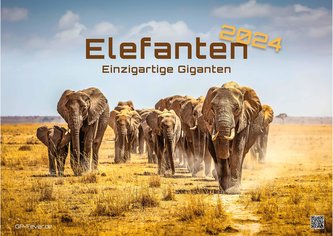 Elefanten - einzigartige Giganten - 2024 - Kalender DIN A3