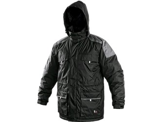 Pánská zimní bunda FREMONT, černo-šedá, vel. 4XL Pánská zimní bunda FREMONT, černo-šedá, vel. 4XL