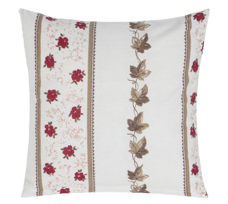 Povláček flanelový - růžička v proužku - 40x40cm