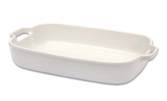 mísa 40x25x7cm, 2.jak., s uchy, zapék. bílá, čes.porcelán - 2. JAKOST