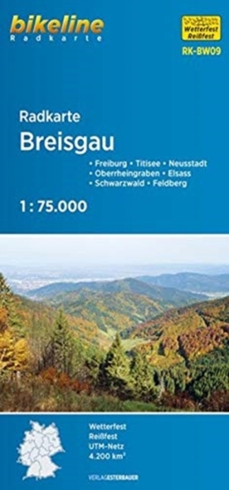 BRIESGAU CYCLE MAP GPS