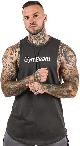 GymBeam Pánské Cut Off tílko Grey XL
