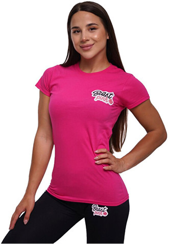 BeastPink Dámské tričko Fuchsia L