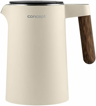 Concept RK3304 Rychlovarná konvice s regulací teploty 1,5 l, NORWOOD, vanilková