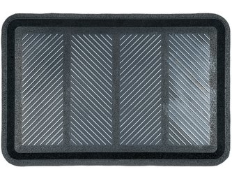 Univerzální gumový odkapávač na boty GOLDIE stříbrná 40x60 cm MultiDecor