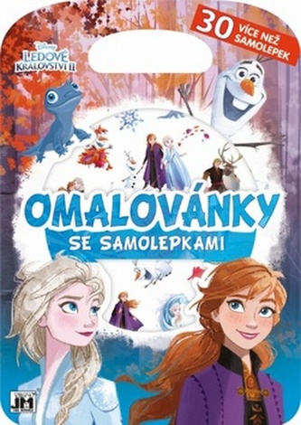 Omalovánka se samolepkami Ledové království 2