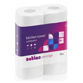 SATINO Kuchyňské papírové utěrky 2 vr., 2 ks v balení