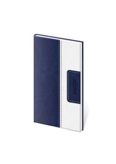 Diář 2024 týdenní kapesní Classic - modro/bílá