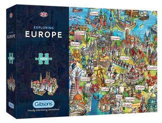 Puzzle 1000 Odkrywanie Europy