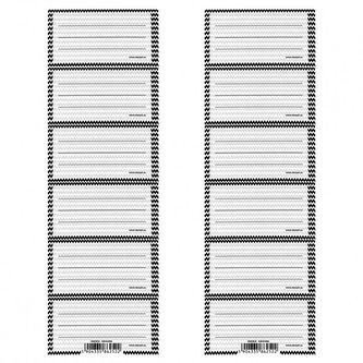 Naklejki na zeszyt Ramka B&W (25szt)