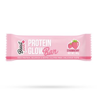 Proteinová tyčinka GlowBar - BeastPink - jahoda - 40 g
