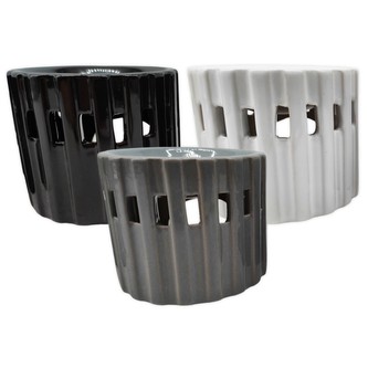 HOME ELEMENTS Aromalampa 7 cm, barva černá