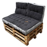 HOME ELEMENTS Sedák 60x45 + 12 cm, tmavě šedý