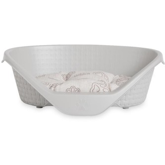 BAMA Pelíšek pro kočky a psy NIDO 90 cm, barva světle šedá