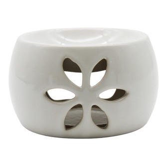 HOME ELEMENTS Aromalampa 7 cm, barva bílá