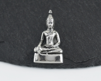 Stříbrný přívěsek Sedící Buddha