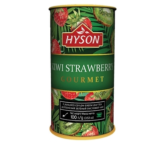 Zelený aromatizovaný čaj Hyson Kiwi Strawberry – 100 g