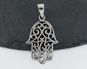 Stříbrný přívěsek Ruka Fatimy