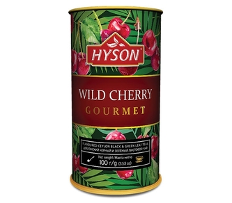 Černý a zelený aromatizovaný čaj Hyson Wild Cherry – 100 g