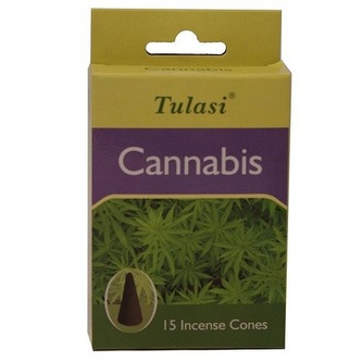 Vonné jehlánky Tulasi Cannabis 15 ks