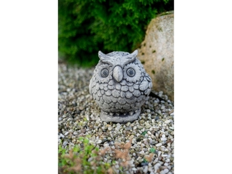 Zahradní betonová dekorace - Sova kulatá